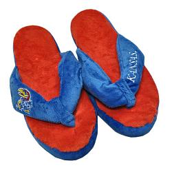 Kansas Jayhawks Slipper - Women Thong Flip Flop - (1 Pair) - M