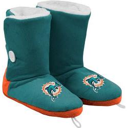 Miami Dolphins Slipper - Women Boot - (1 Pair) - S
