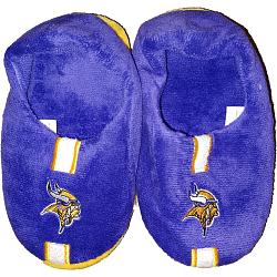 Minnesota Vikings Slipper - Youth 4-7 Size 13-1 Stripe - (1 Pair) - XL