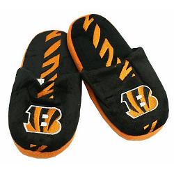 Forever Collectibles Cincinnati Bengals Slippers - Youth 8-16 Stripe (12 pc case) CO