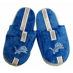Forever Collectibles Detroit Lions Slippers - Youth 8-16 Stripe (12 pc case) CO