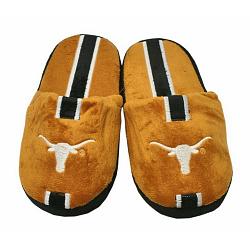 Forever Collectibles Texas Longhorns Slippers - Youth 8-16 Stripe (12 pc case) CO