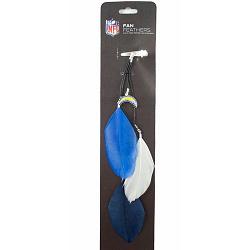 San Diego Chargers Team Color Feather Hair Clip CO