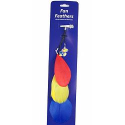 Kansas Jayhawks Team Color Feather Hair Clip