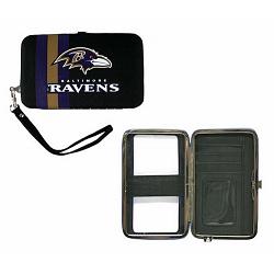 Baltimore Ravens Shell Wristlet