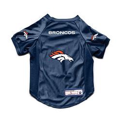 Denver Broncos Pet Jersey Stretch Size L