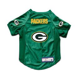 Green Bay Packers Pet Jersey Stretch Size M