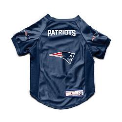 New England Patriots Pet Jersey Stretch Size L