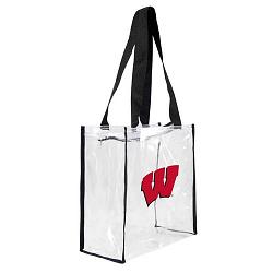 Wisconsin Badgers Clear Square Stadium Tote -
