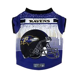 Baltimore Ravens Pet Performance Tee Shirt Size S