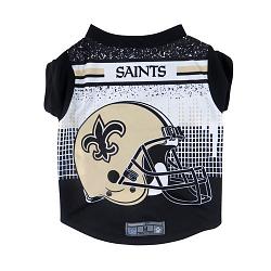 New Orleans Saints Pet Performance Tee Shirt Size S