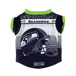 Seattle Seahawks Pet Performance Tee Shirt Size XL