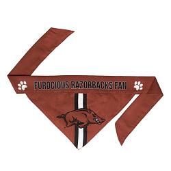 Arkansas Razorbacks Pet Bandanna Size M