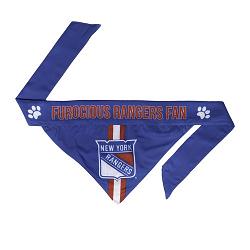 New York Rangers Pet Bandanna Size L