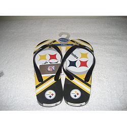 Pittsburgh Steelers Men Flip Flop - (1 Pair) - M