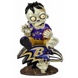 Baltimore Ravens Zombie On Logo Figurine CO