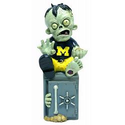 Michigan Wolverines Zombie Figurine Bank CO