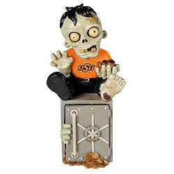 Oklahoma State Cowboys Zombie Figurine Bank CO