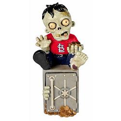 St. Louis Cardinals Zombie Figurine Bank CO