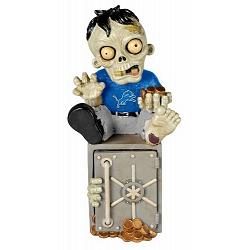 Detroit Lions Zombie Figurine Bank CO