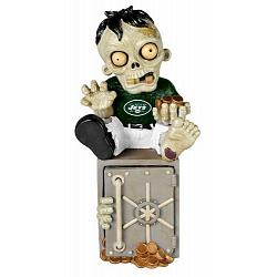 New York Jets Zombie Figurine Bank CO