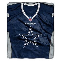 Dallas Cowboys Blanket 50x60 Raschel Jersey Design
