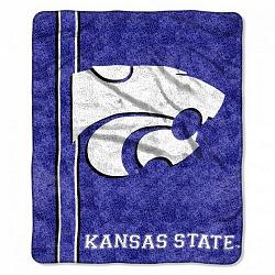Northwest Company Kansas State Wildcats Blanket 50x60 Sherpa Jersey Design