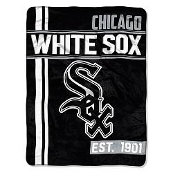 Chicago White Sox Blanket 46x60 Micro Raschel Walk Off Design Rolled