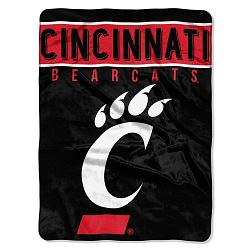 Cincinnati Bearcats Blanket 60x80 Raschel Basic Design by Northwest Company