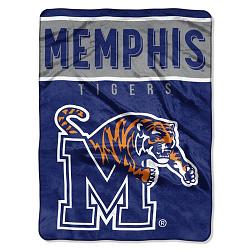 Memphis Tigers Blanket 60x80 Raschel Basic Design by Northwest Company