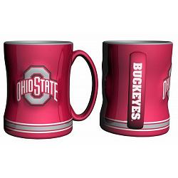 Ohio State Buckeyes Coffee Mug - 14oz Sculpted Relief - New