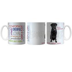 Pet Coffee Mug 11oz Black Labrador