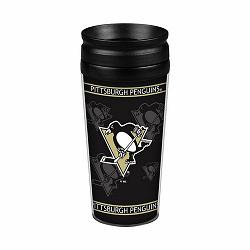 Pittsburgh Penguins Travel Mug 14oz Full Wrap Style Hype Design