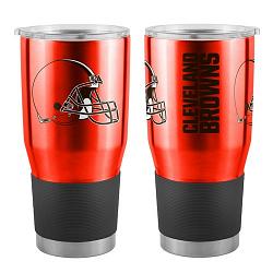 Cleveland Browns Travel Tumbler 30oz Ultra Orange