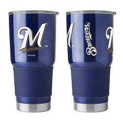 Milwaukee Brewers Travel Tumbler 30oz Ultra Navy