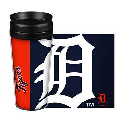 Detroit Tigers Travel Mug 14oz Full Wrap Style Hype Design Alternate