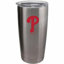 Philadelphia Phillies Travel Tumbler 20oz Ultra Silver CO