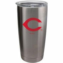 Cincinnati Reds Travel Tumbler 20oz Ultra Silver CO