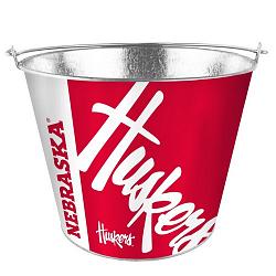 Nebraska Cornhuskers Bucket 5 Quart Hype Design