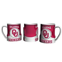 Oklahoma Sooners Coffee Mug - 18oz Game Time (New Handle)