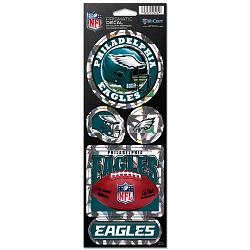 Philadelphia Eagles Stickers Prismatic