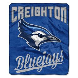 Creighton Bluejays Blanket 50x60 Raschel Alumni Design by Northwest Company