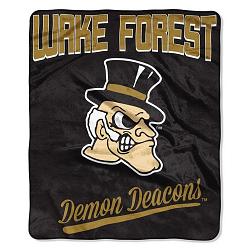 Wake Forest Demon Deacons Blanket 50x60 Raschel Alumni Design by Northwest Company