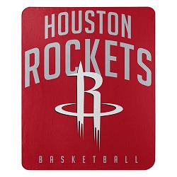Houston Rockets Blanket 50x60 Fleece Lay Up Design