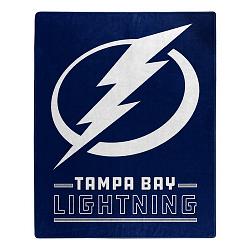 Tampa Bay Lightning Blanket 50x60 Raschel Interference Design by Northwest Company