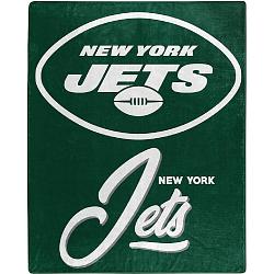 New York Jets Blanket 50x60 Raschel Signature Design