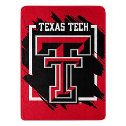 Texas Tech Red Raiders Blanket 46x60 Micro Raschel Dimensional Design Rolled