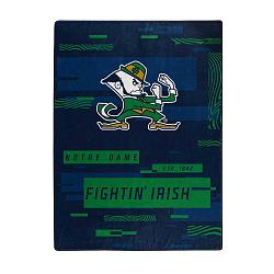 Notre Dame Fighting Irish Blanket 60x80 Raschel Digitize Design