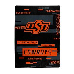 Oklahoma State Cowboys Blanket 60x80 Raschel Digitize Design