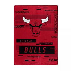 Chicago Bulls Blanket 60x80 Raschel Digitize Design